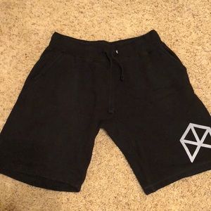 Black Size lg bmfit gear/raw gear cotton shorts
